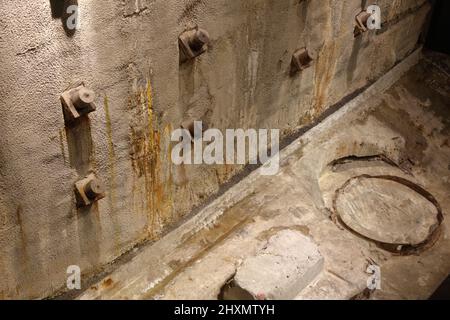 New York - World Trade Center - Fundament 9-11 / New York - World Trade Center - Foundation 9-11 / Stockfoto