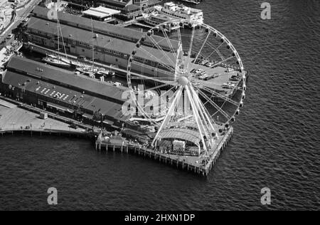 Seattle, WA Ferris Wheel on the Water Stockfoto