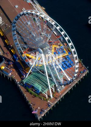 Seattle, WA Ferris Wheel on the Water Stockfoto