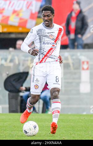 Pisa, Italien. 13. März 2022. Yann Gondo (Cremonese) während AC Pisa vs US Cremonese, Italienischer Fußball Serie B Spiel in Pisa, Italien, März 13 2022 Quelle: Independent Photo Agency/Alamy Live News Stockfoto