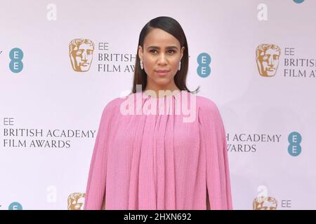 London, England, 13. März 2022. Zawe Ashton nimmt am 13. März 2022 an den EE British Academy Film Awards 2022 (BAFTA) in der Royal Albert Hall in London, England, Teil. Foto von Aurore Marechal/ABACAPRESS.COM Quelle: Abaca Press/Alamy Live News Stockfoto