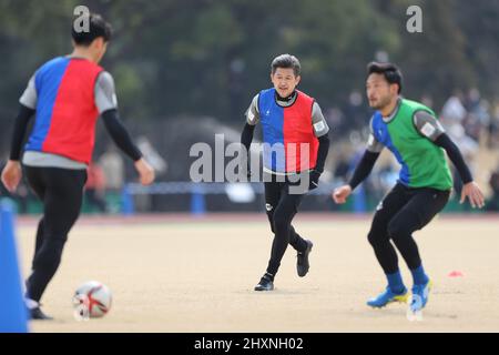 Kazuyoshi Miura (), 13. MÄRZ 2022 - Japan Football League 2022 Spiel zwischen Suzuka Point Getters 2-0 Reinmeer Aomori im Yokkaichi Central Ryokuchi Park, Mie, Japan. (Foto vonSportsPressJP/AFLO) Stockfoto