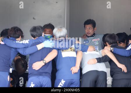 Kazuyoshi Miura (), 13. MÄRZ 2022 - Japan Football League 2022 Spiel zwischen Suzuka Point Getters 2-0 Reinmeer Aomori im Yokkaichi Central Ryokuchi Park, Mie, Japan. (Foto vonSportsPressJP/AFLO) Stockfoto