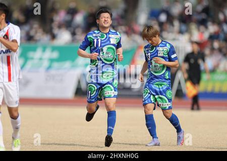 Kazuyoshi Miura (), 13. MÄRZ 2022 - Japan Football League 2022 Spiel zwischen Suzuka Point Getters 2-0 Reinmeer Aomori im Yokkaichi Central Ryokuchi Park, Mie, Japan. (Foto vonSportsPressJP/AFLO) Stockfoto