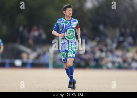 Kazuyoshi Miura (), 13. MÄRZ 2022 - Japan Football League 2022 Spiel zwischen Suzuka Point Getters 2-0 Reinmeer Aomori im Yokkaichi Central Ryokuchi Park, Mie, Japan. (Foto vonSportsPressJP/AFLO) Stockfoto