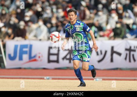 Kazuyoshi Miura (), 13. MÄRZ 2022 - Japan Football League 2022 Spiel zwischen Suzuka Point Getters 2-0 Reinmeer Aomori im Yokkaichi Central Ryokuchi Park, Mie, Japan. (Foto vonSportsPressJP/AFLO) Stockfoto