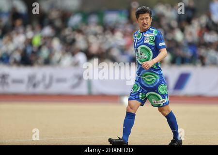 Kazuyoshi Miura (), 13. MÄRZ 2022 - Japan Football League 2022 Spiel zwischen Suzuka Point Getters 2-0 Reinmeer Aomori im Yokkaichi Central Ryokuchi Park, Mie, Japan. (Foto vonSportsPressJP/AFLO) Stockfoto