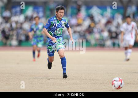 Kazuyoshi Miura (), 13. MÄRZ 2022 - Japan Football League 2022 Spiel zwischen Suzuka Point Getters 2-0 Reinmeer Aomori im Yokkaichi Central Ryokuchi Park, Mie, Japan. (Foto vonSportsPressJP/AFLO) Stockfoto