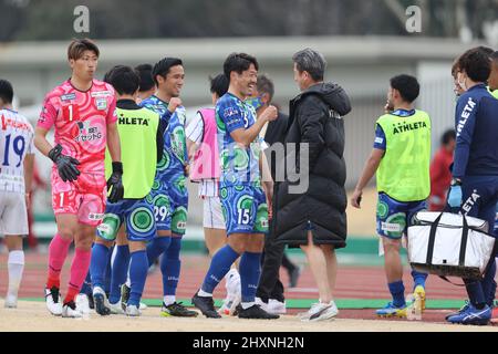 Kazuyoshi Miura (), 13. MÄRZ 2022 - Japan Football League 2022 Spiel zwischen Suzuka Point Getters 2-0 Reinmeer Aomori im Yokkaichi Central Ryokuchi Park, Mie, Japan. (Foto vonSportsPressJP/AFLO) Stockfoto