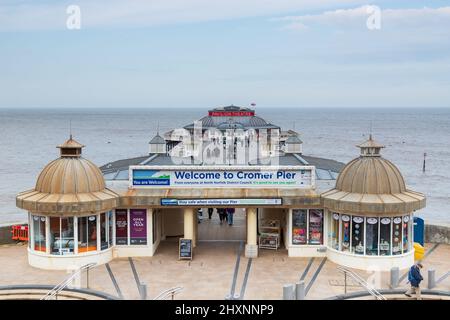 Cromer Pier, North Norfolk, Großbritannien Stockfoto