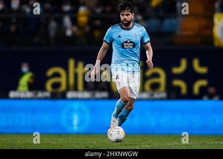 12.. März 2022; Estadio La Ceramica, Vila Real, Spanien; La Liga Football, Villarreal CF gegen RC Celta de Vigo; Nestor Araujo von RC Celta Stockfoto