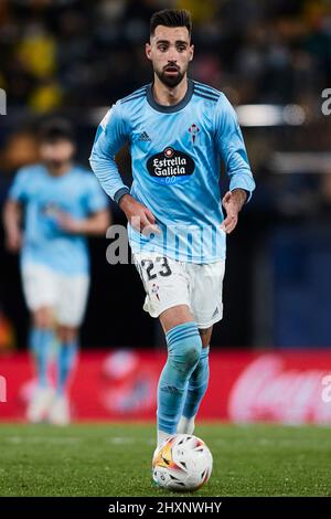 12.. März 2022; Estadio La Ceramica, Vila Real, Spanien; La Liga Football, Villarreal CF gegen RC Celta de Vigo; Brais Mendez von RC Celta Stockfoto