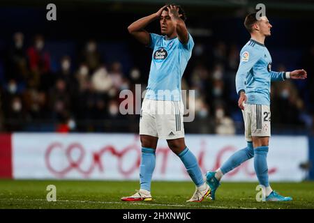 12.. März 2022; Estadio La Ceramica, Vila Real, Spanien; La Liga Football, Villarreal CF gegen RC Celta de Vigo; Stockfoto