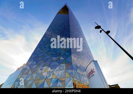 Scandic Victoria Hotel vom Architekten Gert Wingårdh in Kista, Stockholm, Schweden. Stockfoto