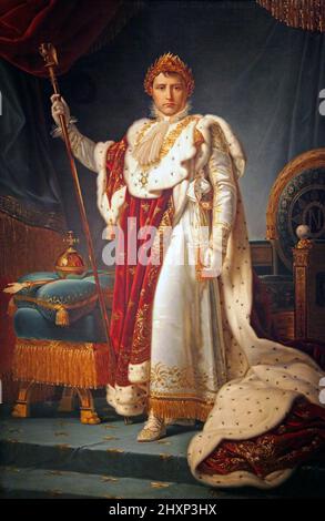 Porträt Kaiser Napoleons I. nach Atelier von Francois Pascal Simon, Baron Gérard (1770-1837) Stockfoto