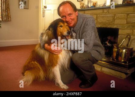 John Bird zu Hause im Jahr 1988 Stockfoto