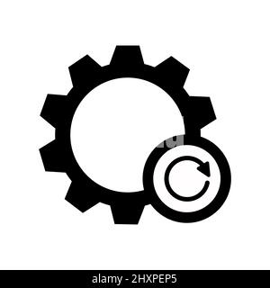 Abstraktes Vektor-Symbol auf der weißen, Illustration isoliert für Grafik-und Web-Design. Einfaches, flaches Symbol. Stock Vektor