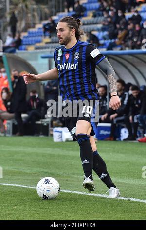 Pisa, Italien. 13. März 2022. Ernesto Torregrossa (Pisa) während AC Pisa vs US Cremonese, Italienischer Fußball Serie B Spiel in Pisa, Italien, März 13 2022 Quelle: Independent Photo Agency/Alamy Live News Stockfoto