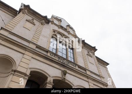 Hagen, Deutschland. 14. März 2022. Das Osthaus Museum Hagen. Quelle: Rolf Vennenbernd/dpa/Alamy Live News Stockfoto