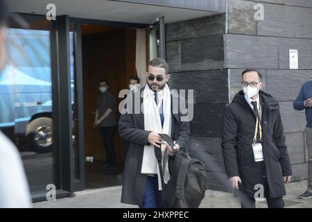 Verona, Italien. 13. März 2022. Edoardo De Laurentiis, Sohn des Präsidenten von SSC NAPOLI Aurelio De Laurentiis und Vizepräsident von SSC NAPOLI. (Foto: Mariano Montella/Pacific Press) Quelle: Pacific Press Media Production Corp./Alamy Live News Stockfoto