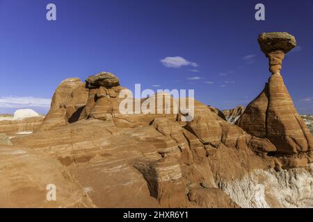 Wahweap Hoodoos Landschaft Stockfoto