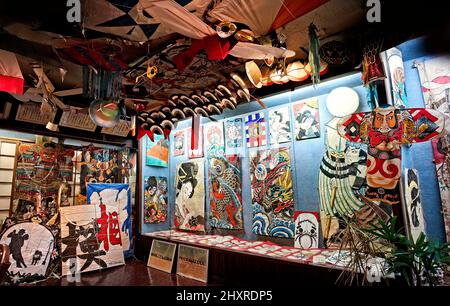 Japan, Honshu Island, Kanto, Tokio, das Shingo Modegi Drachenmuseum. Stockfoto