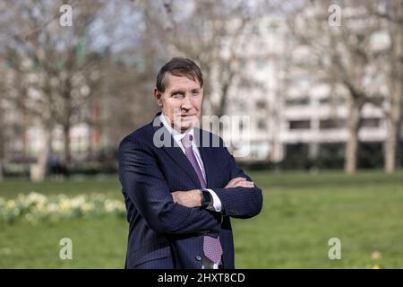 Andy Croft CEO von St James's Place, England, Großbritannien Stockfoto