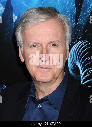 James Cameron bei der „Sanctum“-Weltpremiere im Mann's Chinese Theatre, Hollywood. Stockfoto