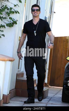 Robin Thicke in Los Angeles, CA. Stockfoto