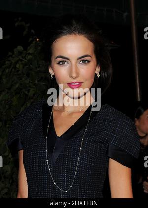 Camilla Belle kommt am 26. Februar 2011 beim Chanel und Charles Finch Pre-Oscar Dinner im Madeo Restaurant in Los Angeles, Kalifornien, USA an. Stockfoto