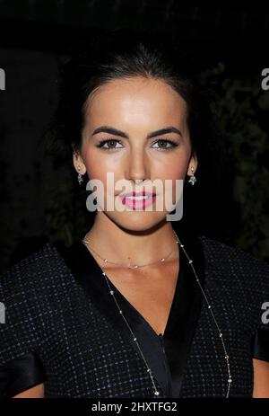 Camilla Belle kommt am 26. Februar 2011 beim Chanel und Charles Finch Pre-Oscar Dinner im Madeo Restaurant in Los Angeles, Kalifornien, USA an. Stockfoto