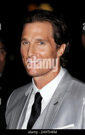 Matthew McConaughey bei der Premiere von „The Lincoln Lawyer“ in Los Angeles im Arclight Cinemas, 10. März 2011. Stockfoto