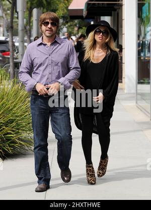 Rachel Zoe und Ehemann Rodger Berman werden in Los Angeles, USA, gesehen. Stockfoto