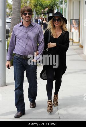 Rachel Zoe und Ehemann Rodger Berman werden in Los Angeles, USA, gesehen. Stockfoto