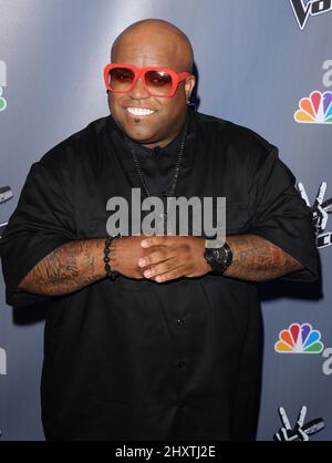 CEE Lo Green beim Pressejunket für „The Voice“ in den LA Center Studios am 15. März 2011 in Los Angeles, Kalifornien. Stockfoto