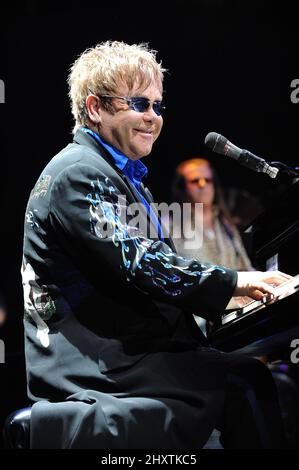 Elton John 'Greatest Hits Live' Konzerttour hält im Ted Constant Center, Virginia, USA. Stockfoto