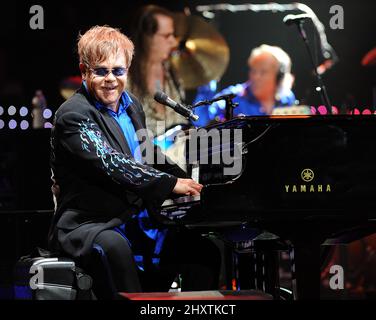Elton John 'Greatest Hits Live' Konzerttour hält im Ted Constant Center, Virginia, USA. Stockfoto