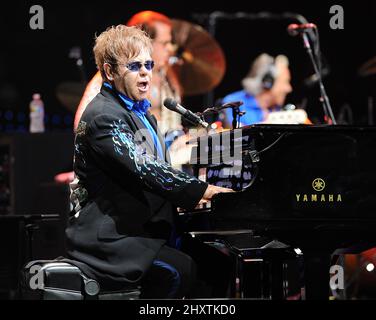 Elton John 'Greatest Hits Live' Konzerttour hält im Ted Constant Center, Virginia, USA. Stockfoto