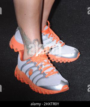 Jillian Michaels stellt ihre neue Jillian Michaels Collection von K-Swiss im Nordstrom at the Grove, Los Angeles vor. Stockfoto