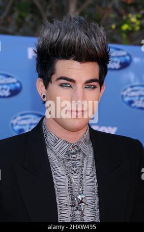 Adam Lambert während des American Idol Grand Finale 2011 im Nokia Theater L.A. Live, Kalifornien Stockfoto