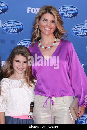 Lori Loughlin während des American Idol Grand Finale 2011 im Nokia Theater L.A. Live, Los Angeles Stockfoto