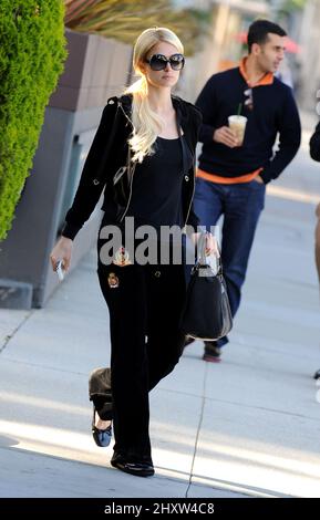 Paris Hilton ist in Los Angeles, Kalifornien, zu sehen Stockfoto
