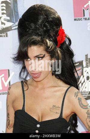 Datei Foto : 3. Juni 2007 Universal City, Ca. Amy Winehouse bei den MTV Movie Awards 2007 im Gibson Amphitheatre der Universal Studios Stockfoto