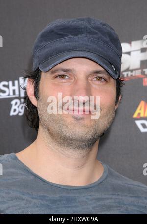 Robert Rodriguez bei der Weltpremiere „Spy Kids: All the Time in the World“ von Aroma-Scope 4D in den Regal Cinemas in L.A. Leben in Los Angeles, CA. Stockfoto