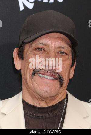 Danny Trejo bei der Weltpremiere „Spy Kids: All the Time in the World“ von Aroma-Scope im Jahr 4D, die im Regal Cinemas in L.A. stattfand Leben in Los Angeles, CA. Stockfoto