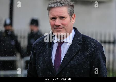 London, Großbritannien. März 2022. Sir Keir Starmer, Vorsitzender der Labour Party, wird heute Nachmittag beim Commonwealth Service gesehen. Starmer wurde im Juli 2024 Premierminister des Vereinigten Königreichs. Quelle: Imageplotter/Alamy Live News Stockfoto