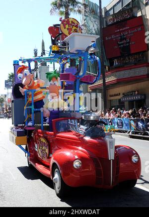 Atmosphäre während der Premiere von „Phineas & Ferb: Across the 2. Dimension“ in Los Angeles im El Capitan Theatre, Kalifornien Stockfoto