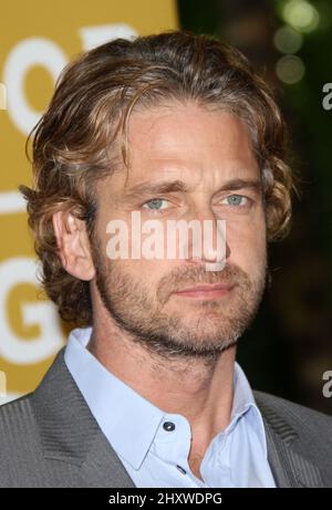 Gerard Butler während des Jahresessens der Hollywood Foreign Press Association im Beverly Hills Hotel, Kalifornien Stockfoto