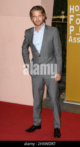 Gerard Butler während des Jahresessens der Hollywood Foreign Press Association im Beverly Hills Hotel, Kalifornien Stockfoto