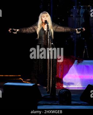 Stevie Nicks in einem Konzert im Bethel Woods Center for Arts, New York Stockfoto